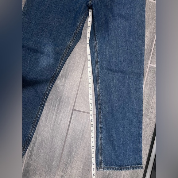 Carhartt Womens Jeans Plaid Flannel Lined Womens Size 8 X 30 Denim Pants - Picture 5 of 5